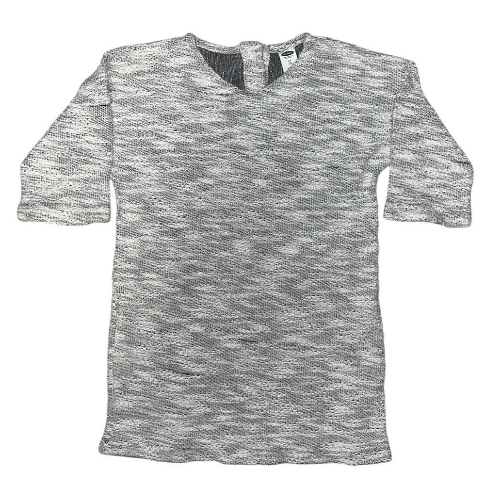 Old Navy Gray Quarter Sleeve Dress